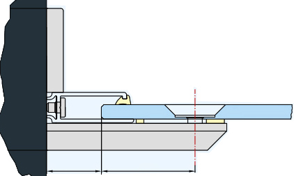 CONCEPT 300 STYLE vyrovnávací profil 2000x15mm, aluchrom K50040.50.2000 Obrázek - Hlavní obrázek