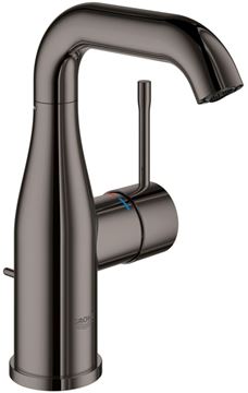 GROHE ESSENCE NEW umývadlová stojanková batéria, s odtokovou súpravou, hard graphite