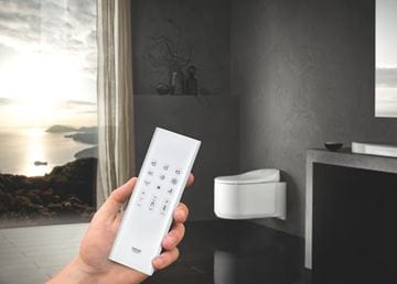 GROHE SENSIA ARENA závesné WC s bidetovým sedadlom, Rimless, HyperClean, alpská biela 39354SH1 Obrázek - fotka