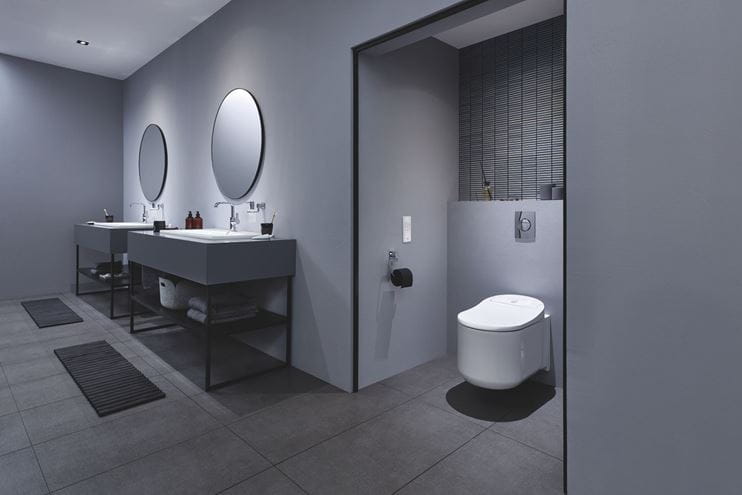 GROHE SENSIA ARENA závesné WC s bidetovým sedadlom, Rimless, HyperClean, alpská biela 39354SH1 Obrázek - fotka