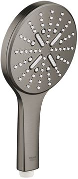 GROHE RAINSHOWER SMARTACTIVE 130 ručná sprcha pr. 130 mm, 3 prúdy, Water Saving, brúsený hard graphite