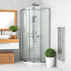 ROTH LEGA LINE LLR2/900 sprchový kút 90x90 cm, R550, posuvné dvere, brillant/sklo transparent