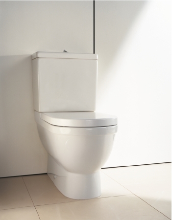 DURAVIT STARCK 3 WC kombi misa, spodný odpad, WonderGliss 01260100001 Obrázek - fotka