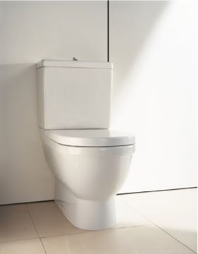 DURAVIT STARCK 3 WC kombi misa, spodný odpad, WonderGliss 01260100001 Obrázek - fotka