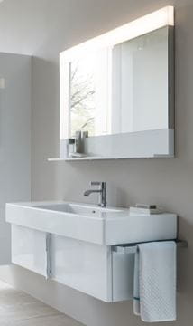DURAVIT VERO umývadlo 105 cm, s otvorom pre batériu a prepadom 0329100000 Obrázek - fotka