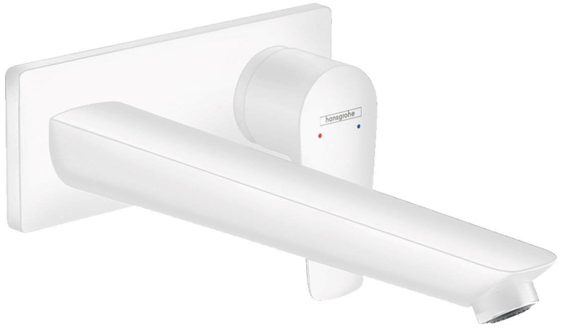 HANSGROHE TALIS E umývadlová podomietková batéria, s odtokovou súpravou, EcoSmart, matná biela