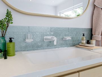 HANSGROHE TALIS E umývadlová podomietková batéria, s odtokovou súpravou, EcoSmart, matná biela 71734700 Obrázek - fotka