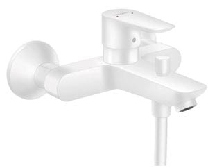 HANSGROHE TALIS E vaňová nástenná batéria, s prepínačom, matná biela