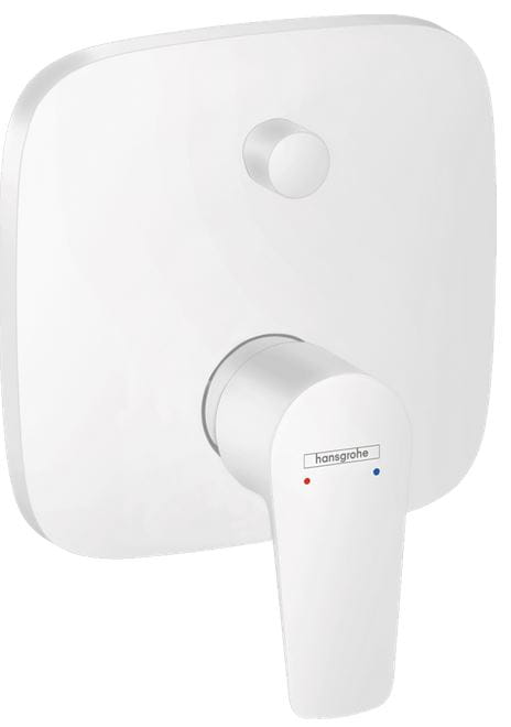 HANSGROHE TALIS E vaňová podomietková batéria, s prepínačom, matná biela