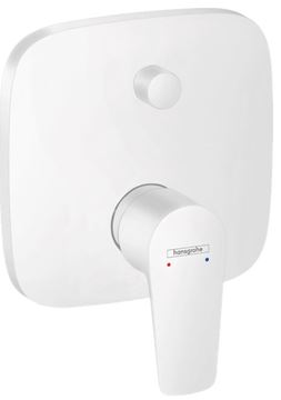 HANSGROHE TALIS E vaňová podomietková batéria, s prepínačom, matná biela