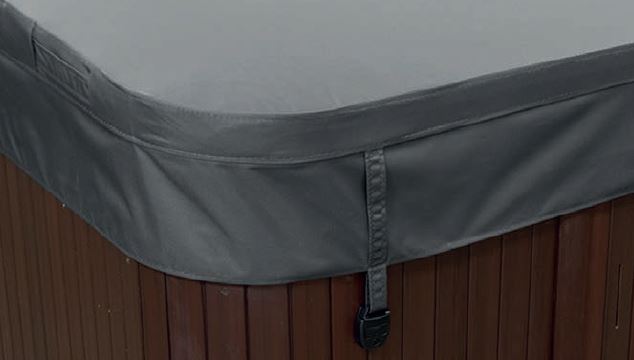 JACUZZI J-335 vírivka 214x214 cm, pre 5-6 osôb, 42 trysiek, s izoláciou SmartSeal, s termokrytom, s osvetlením, platinum/smoked ebony J335+903002410 Obrázek - fotka
