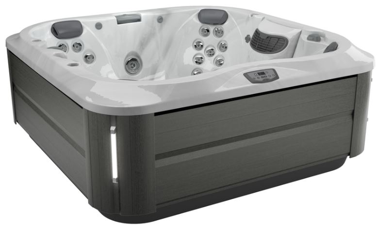 JACUZZI J-335 vírivka 214x214 cm, pre 5-6 osôb, 42 trysiek, s izoláciou SmartSeal, s termokrytom, s osvetlením, platinum/smoked ebony J335+903002410 Obrázek - Hlavní obrázek