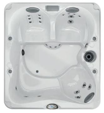 JACUZZI J-235 vírivka 213,5x213,5 cm, pre 6 osôb, 35 trysiek, s termokrytom, s osvetlením, platinum/silverwood J235+903003210 Obrázek - fotka
