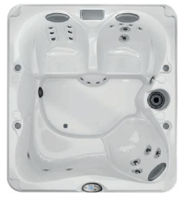 JACUZZI J-235 vírivka 213,5x213,5 cm, pre 6 osôb, 35 trysiek, s termokrytom, s osvetlením, platinum/silverwood J235+903003210 Obrázek - fotka