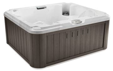 JACUZZI J-215 vírivka 193x168 cm, pre 2-3 osoby, 19 trysiek, s termokrytom, platinum/silverwood