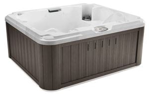 JACUZZI J-215 vírivka 193x168 cm, pre 2-3 osoby, 19 trysiek, s termokrytom, platinum/silverwood