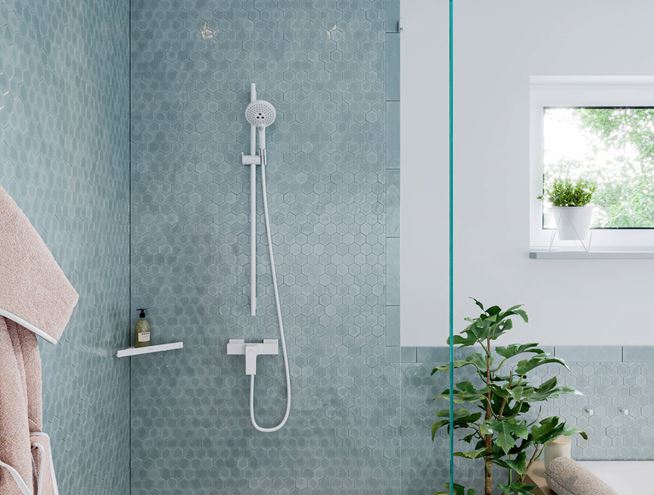 HANSGROHE RAINDANCE SELECT S 3JET ručná sprcha pr. 125 mm, 3 prúdy, EcoSmart, matná biela 26531700 Obrázek - fotka