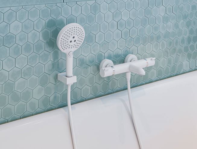 HANSGROHE RAINDANCE SELECT S 3JET ručná sprcha pr. 125 mm, 3 prúdy, EcoSmart, matná biela 26531700 Obrázek - fotka