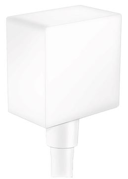 HANSGROHE FIXFIT S prípojka hadice so spätným ventilom 1/2"x1/2", matná biela