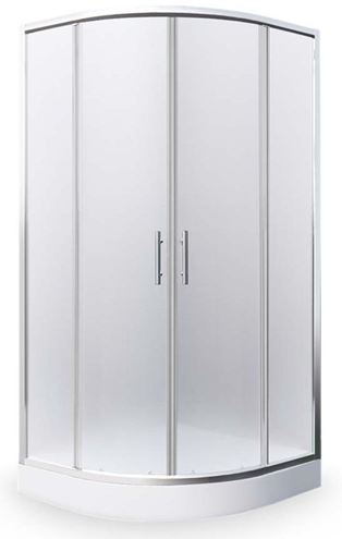 ROTH PROJEKT HOUSTON NEO/900 sprchový kút 90x90 cm, R550, posuvné dvere, brillant/sklo matt glass N0649 Obrázek - Hlavní obrázek
