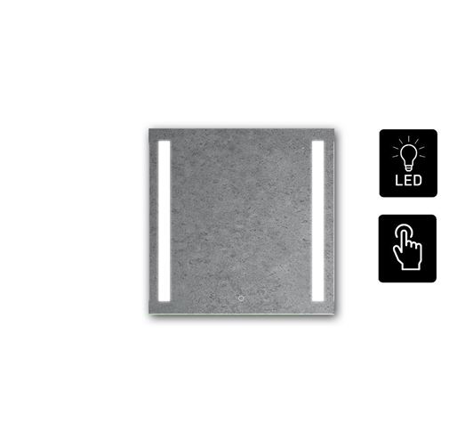 AMIRRO LUMINA SENZOR LED zrkadlo 70x70 cm, s osvetlením, so senzorom 901-480 Obrázek - fotka