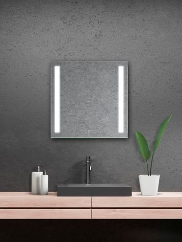 AMIRRO LUMINA SENZOR LED zrkadlo 70x70 cm, s osvetlením, so senzorom 901-480 Obrázek - fotka