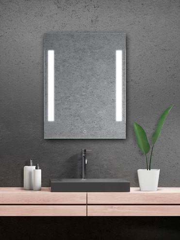 AMIRRO LUMINA SENZOR LED zrkadlo 90x70 cm, s osvetlením, so senzorom 900-957 Obrázek - fotka