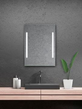 AMIRRO LUMINA WHITE zrkadlo 60x80 cm, s osvetlením 901-329 Obrázek - fotka