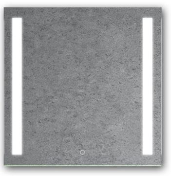 AMIRRO LUMINA SENZOR LED zrkadlo 70x70 cm, s osvetlením, so senzorom