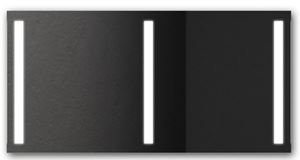 AMIRRO LUMINA DUO LED zrkadlo 140x70 cm, s osvetlením
