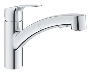 GROHE EUROSMART drezová batéria, s vyťahovacou sprškou, chróm