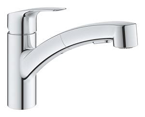 GROHE EUROSMART drezová batéria, s vyťahovacou sprškou, chróm