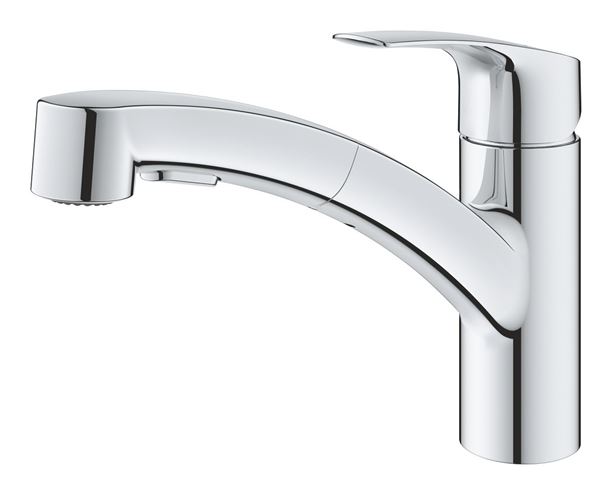 GROHE EUROSMART drezová batéria, s vyťahovacou sprškou, chróm 30305001 Obrázek - fotka