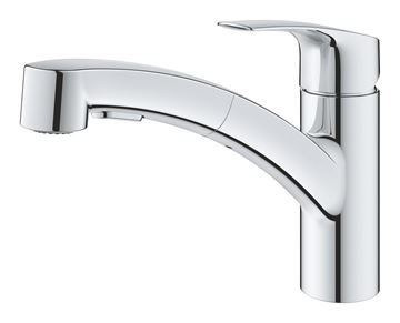 GROHE EUROSMART drezová batéria, s vyťahovacou sprškou, chróm 30305001 Obrázek - fotka