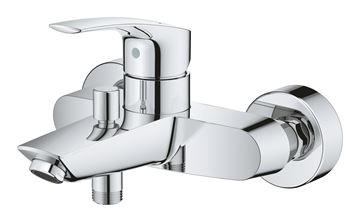 GROHE EUROSMART vaňová nástenná batéria, s prepínačom, chróm 33300003 Obrázek - fotka