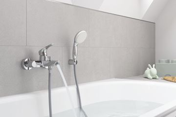 GROHE EUROSMART vaňová nástenná batéria, s prepínačom, chróm 33300003 Obrázek - fotka