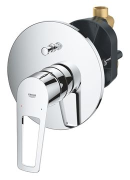 GROHE BAULOOP vaňová podomietková batéria, s prepínačom, s telesom, chróm 29081001 Obrázek - fotka