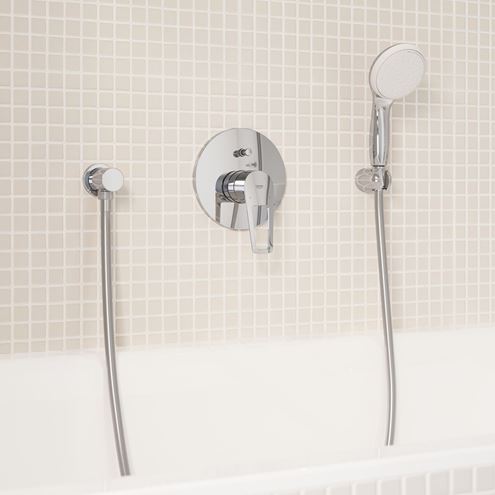 GROHE BAULOOP vaňová podomietková batéria, s prepínačom, s telesom, chróm 29081001 Obrázek - fotka