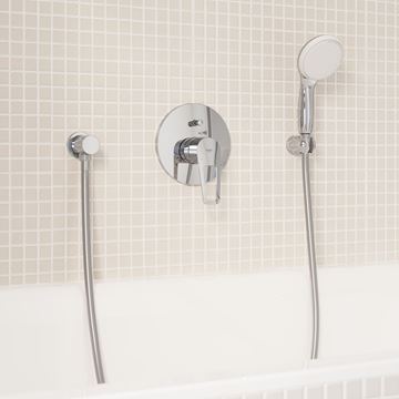 GROHE BAULOOP vaňová podomietková batéria, s prepínačom, s telesom, chróm 29081001 Obrázek - fotka