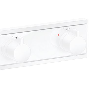 HANSGROHE RAINSELECT podomietková termostatická batéria, pre 5 spotrebičov, s držiakom hadice, matná biela 15384700 Obrázek - fotka
