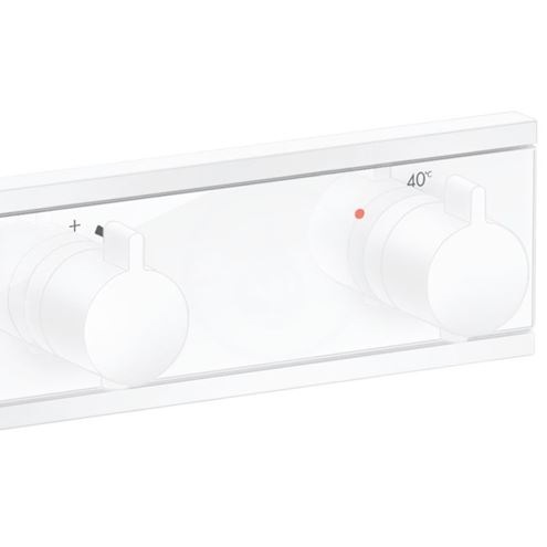 HANSGROHE RAINSELECT podomietková termostatická batéria, pre 5 spotrebičov, s držiakom hadice, matná biela 15384700 Obrázek - fotka