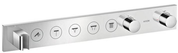 AXOR SHOWERSOLUTIONS podomietková termostatická batéria, pre 5 spotrebičov, s držiakom hadice, chróm 18358000 Obrázek - Hlavní obrázek