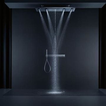 AXOR SHOWERSOLUTIONS podomietková termostatická batéria, pre 5 spotrebičov, s držiakom hadice, chróm 18358000 Obrázek - fotka