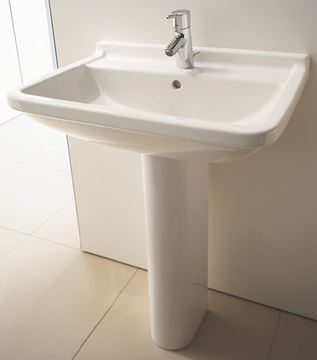 DURAVIT STARCK 3 umývadlo 65 cm, s otvorom pre batériu a prepadom 0300650000 Obrázek - fotka