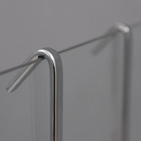 ROTH SHELF UNI drôtená polica 250 mm, dvojposchodová, na sprchovací kút, chróm 8000279 Obrázek - fotka