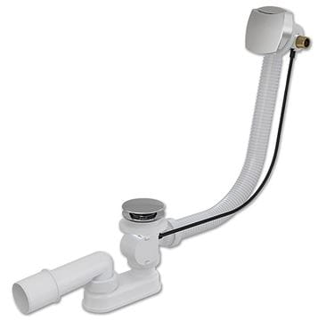 ROTH vaňový sifón 57 cm, s napúšťaním prepadom, bovden, chróm