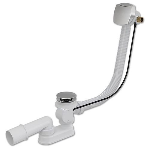 ROTH vaňový sifón 57 cm, s napúšťaním prepadom, bovden, chróm 8100022 Obrázek - Hlavní obrázek