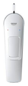 GROHE BAULOOP umývadlová stojanková batéria, s odtokovou súpravou, chróm 23762001 Obrázek - fotka