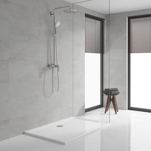 GROHE EUPHORIA SYSTEM 260 sprchový set s batériou, horná sprcha, ručná sprcha s 3 prúdmi, tyč, hadica, chróm 27473002 Obrázek - fotka