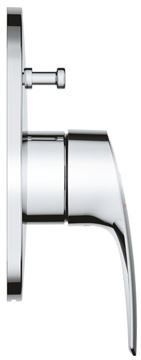 GROHE EUROSMART vaňová podomietková batéria, s prepínačom, s telesom, chróm 33305003 Obrázek - fotka